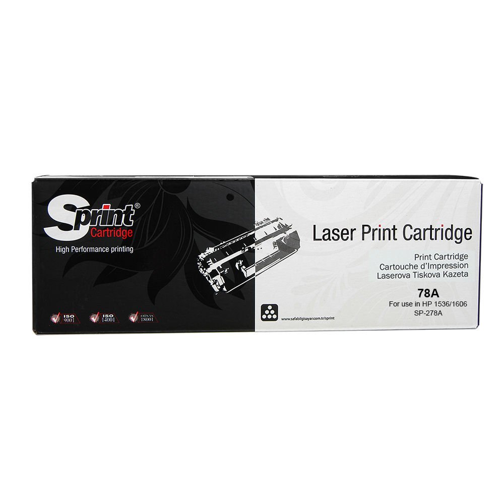 Sprint Canon Crg728 Muadil Siyah Laser Toner Kartuş