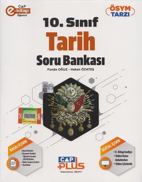 Çap Yayınları 10. Sınıf Tarih Plus Soru Bankası