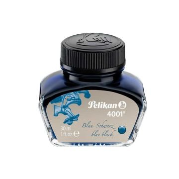 Pelikan 4001 Mavi Siyah 30 ml Yazı Mürekkebi