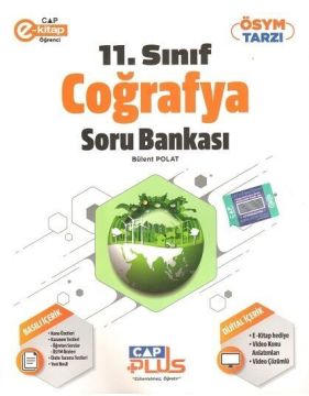 Çap Yayınları 11. Sınıf Anadolu Lisesi Coğrafya Plus Soru Bankası
