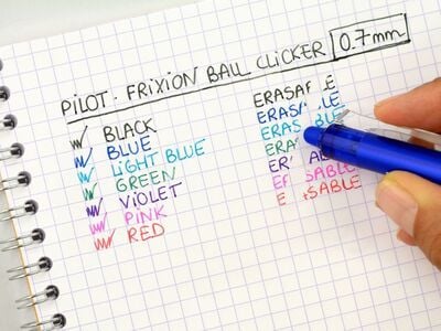Pilot Frixion Clicker 0.7 Silinebilir Kırmızı Roller Kalem