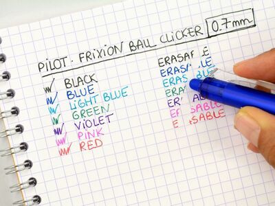 Pilot Frixion Clicker 0.7 Silinebilir Mavi Roller Kalem