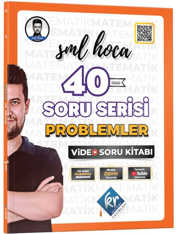 KR Akademi SML Hoca TYT Problemler 40 Soru Serisi Video Soru Kitabı