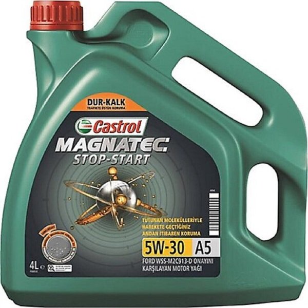 Castrol ( Magnatec ) Motor Yağı ( 4 Litre ) Tam Sentetik  A5  5w30 Magnatec