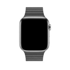 Apple Watch Deri Loop Kordon - Füme