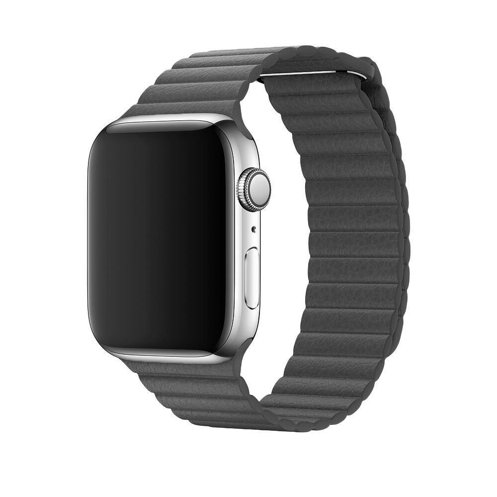 Apple Watch Deri Loop Kordon - Füme