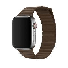 Apple Watch Deri Loop Kordon - Koyu Kahve