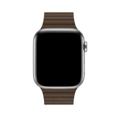 Apple Watch Deri Loop Kordon - Koyu Kahve