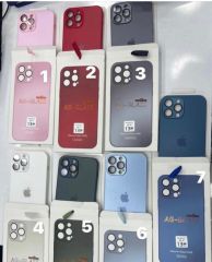 iPhone A-G Glass Case - Pembe