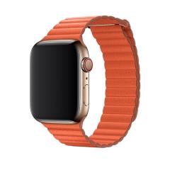 Apple Watch Deri Loop Kordon - Turuncu