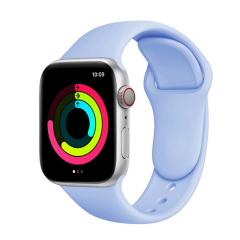 Apple Watch Silicon Kordon - Bebe Mavi