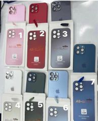 iPhone A-G Glass Case - Navy Blue