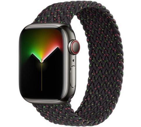 Apple Watch Solo Loop Örgü - Black Unity