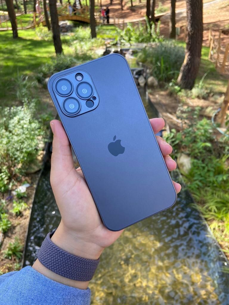 iPhone A-G Glass Case - Graphite Black