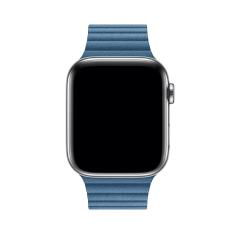 Apple Watch Deri Loop Kordon - Gökyüzü Mavi