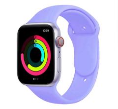 Apple Watch Silicon Kordon - Lila