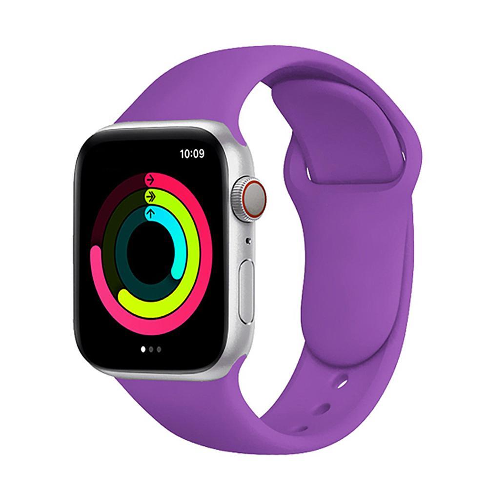 Apple Watch Silicon Kordon - Mürdüm
