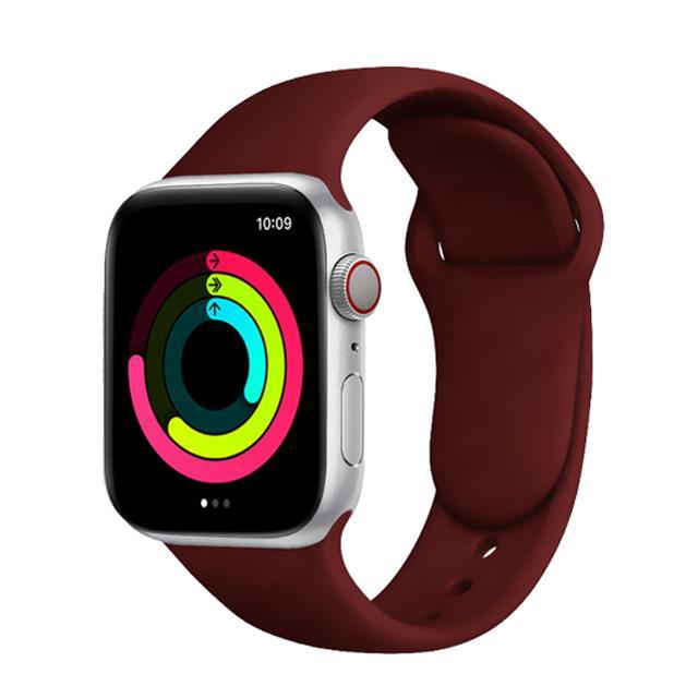 Apple Watch Silicon Kordon - Vişne