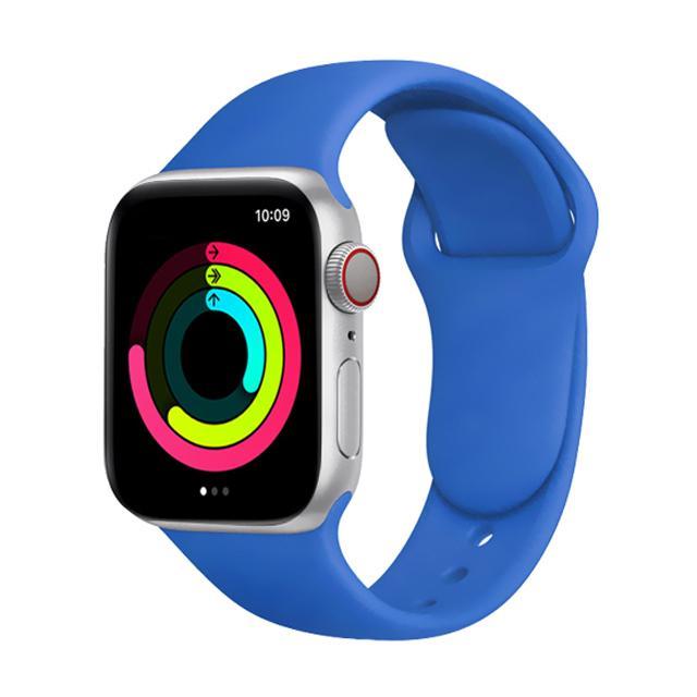 Apple Watch Silicon Kordon - Mavi