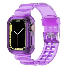 Apple Watch Transparent Kordon - Lila