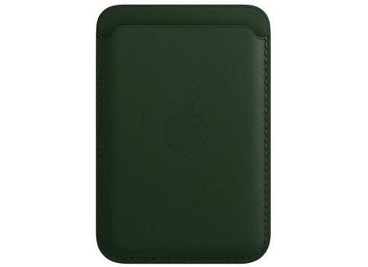 Apple MagSafe Özellikli Deri Cüzdan - Sekoya Yeşili
