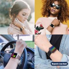 Apple Watch Milano Loop Kordon - Lila