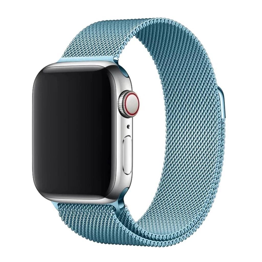 Apple Watch Milano Loop Kordon - Deniz Mavi