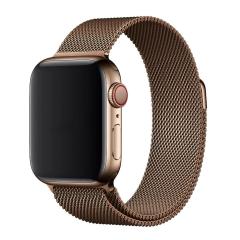 Apple Watch Milano Loop Kordon - Bronz