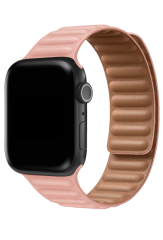 Apple Watch Baklalı Deri Loop - Pembe