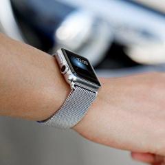 Apple Watch Milano Loop Kordon - Gümüş