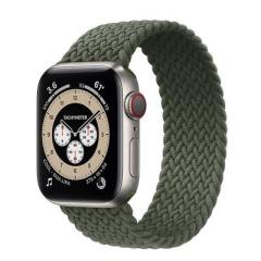 Apple Watch Solo Loop Örgü - Zeytin Yeşili