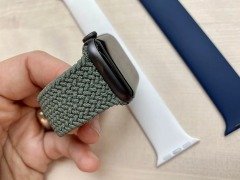 Apple Watch Solo Loop Örgü - Zeytin Yeşili