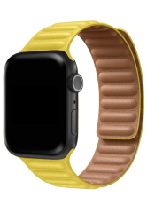 Apple Watch Baklalı Deri Loop - Sarı