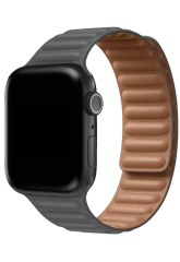 Apple Watch Baklalı Deri Loop - Gri