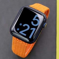 Apple Watch Solo Loop Örgü - Orange