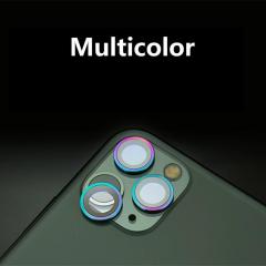 iPhone Renkli Metal Lens Koruyucu - Multicolor