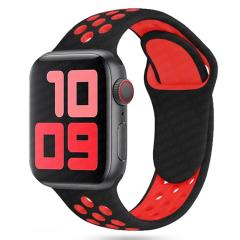 Apple Watch Nike Kordon - Siyah/Kırmızı