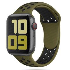 Apple Watch Nike Kordon - Haki/Siyah