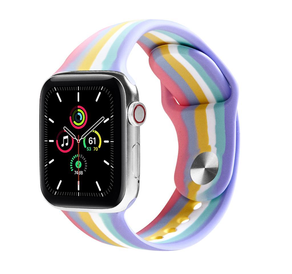 Apple Watch Silicon Kordon - Pamuk Şeker