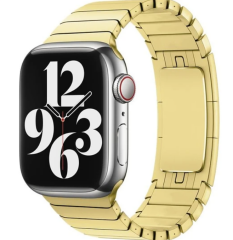 Apple Watch Bilezik Çelik Kordon - Gold