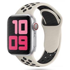 Apple Watch Nike Kordon - Bej/Siyah