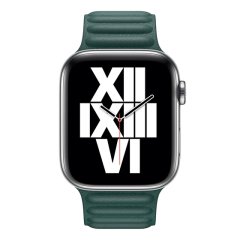 Apple Watch Baklalı Deri Loop - Haki Yeşili