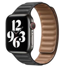 Apple Watch Baklalı Deri Loop - Siyah