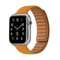Apple Watch Baklalı Deri Loop - Turuncu
