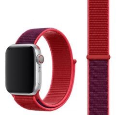 Apple Watch Loop Örgü Kordon - New Red