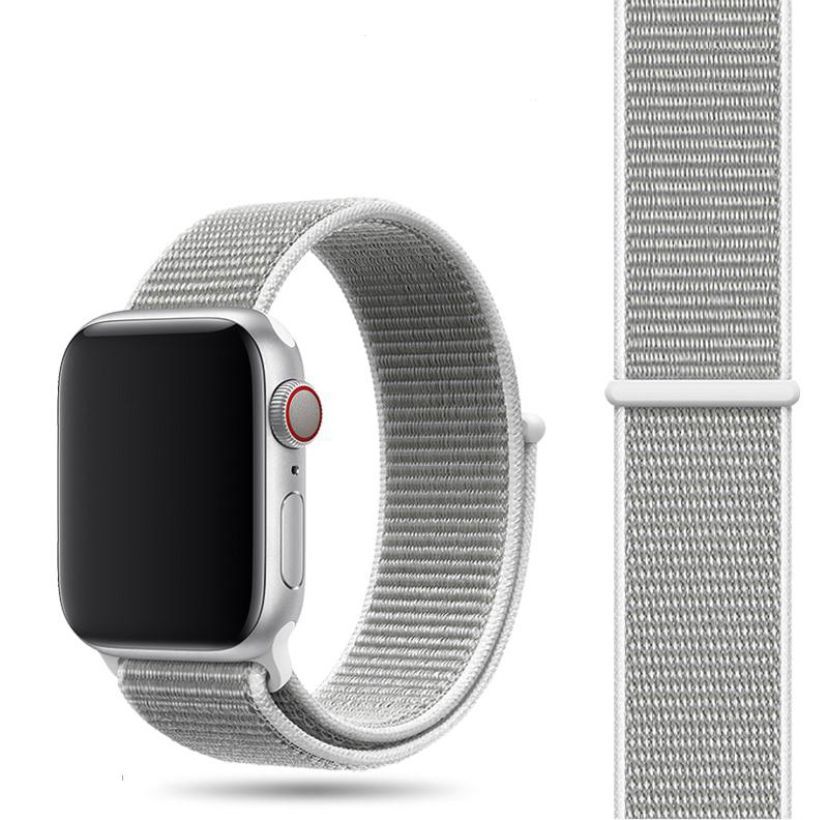 Apple Watch Loop Örgü Kordon - Pearl