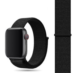 Apple Watch Loop Örgü Kordon - Full Black