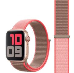 Apple Watch Loop Örgü Kordon - Neon Pink