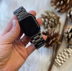 Apple Watch Çelik Loop Kordon - Siyah