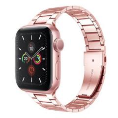 Apple Watch Çelik Loop Kordon - Rose
